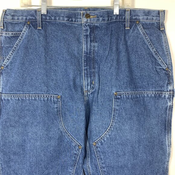 Carhartt Men’s Jeans B73 DST Double Front Logger Original Fit Sz 42 x 32 NWT - Picture 2 of 6